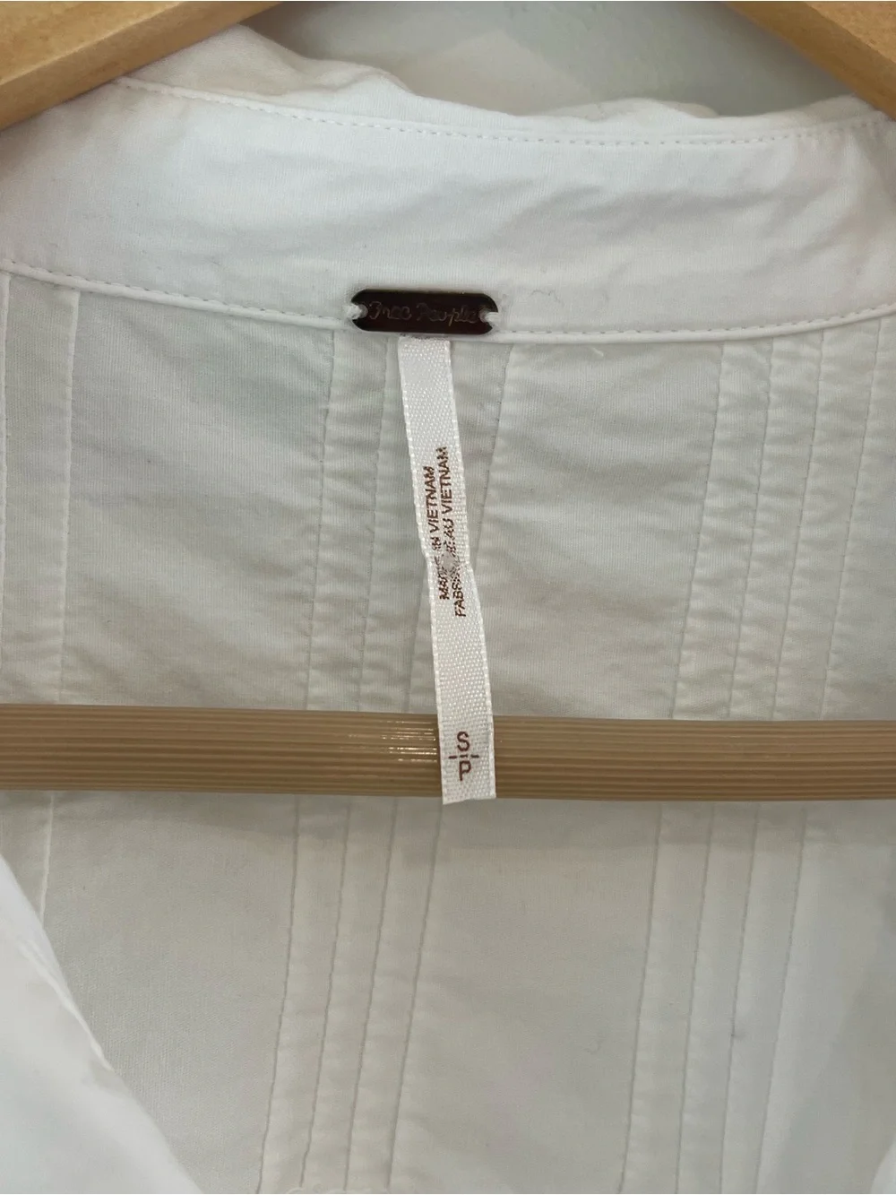 Free People Kennedy Dress White Button-Down boho cottagecore‎ coastal cowgirl